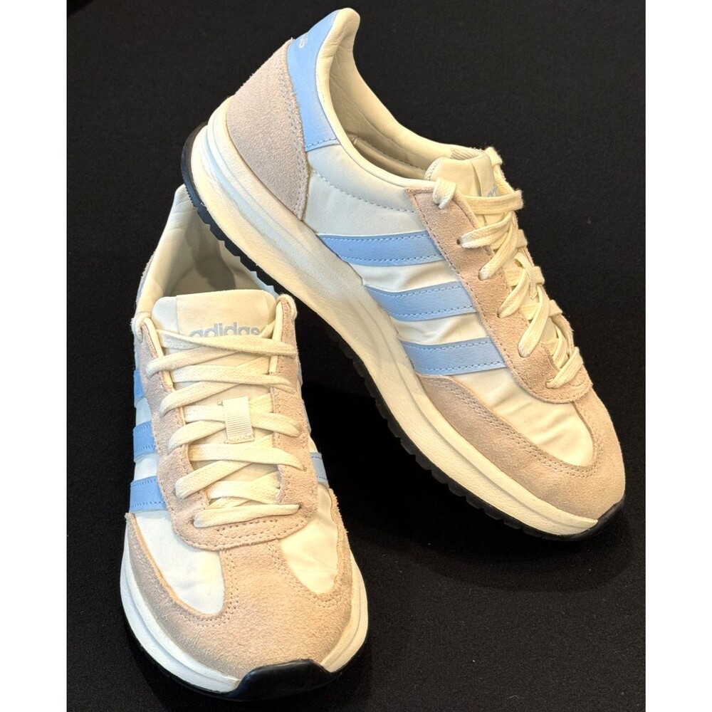 Adidas Womens Run 70s 2.0 IH8602 White Running Shoes Sneakers Size 6 - Picture 4 of 9